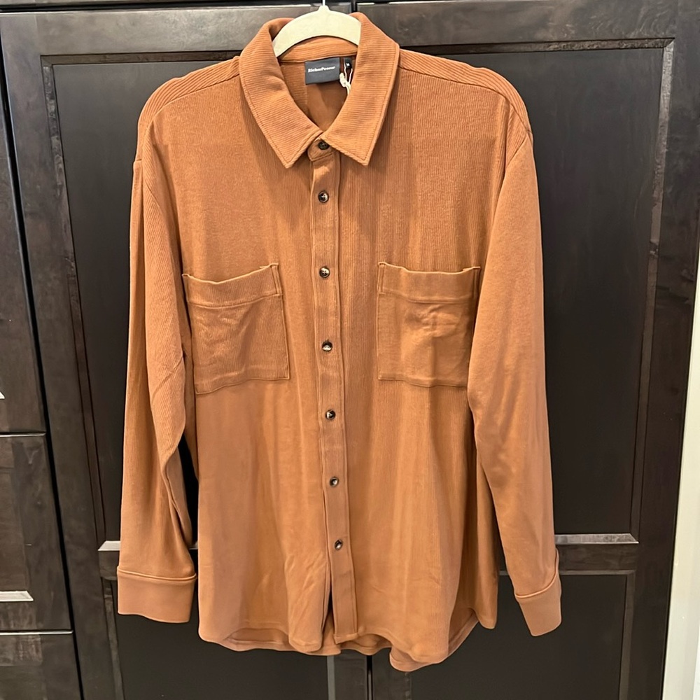 NWT Richer Poorer ribbed shacket size ladies M